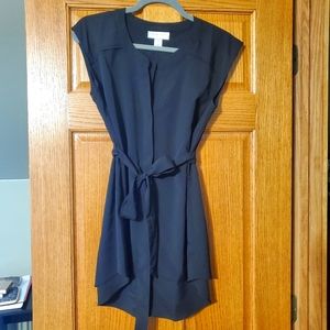 Motherhood maternity dress shirt - black.